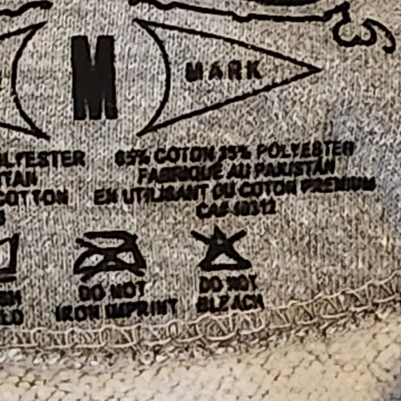 Mitchell & Ness Gray Vegas Golden Knights Sweatshirt Size M - Picture 13 of 14